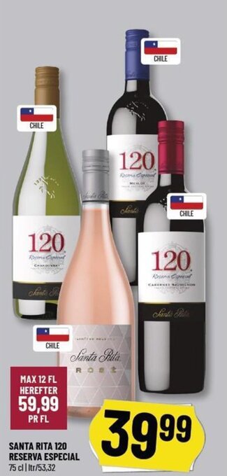 SANTA RITA 120 RESERVA ESPECIAL 75 cl
