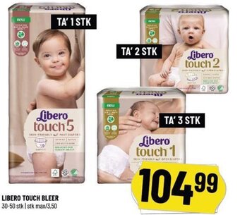 Løvbjerg LIBERO TOUCH BLEER 30-50 stk tilbud