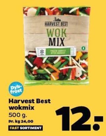 Netto Harvest Best wokmix 500 g. tilbud