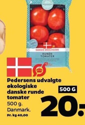 Netto Pedersens udvalgte økologiske danske runde tomater tilbud