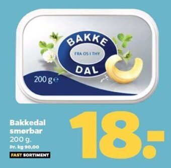 Netto Bakkedal Smorbar tilbud