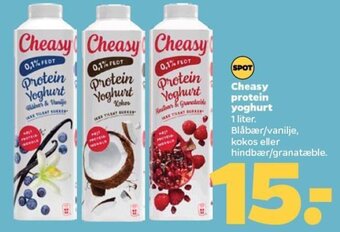 Netto Cheasy protein yoghurt tilbud