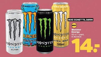 Netto Monster Energy tilbud