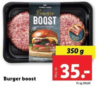 Lidl Burger boost tilbud