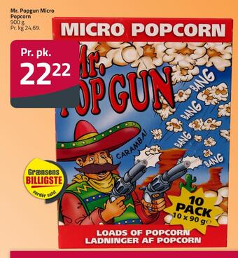 Fleggaard Mr. popgun micro popcorn tilbud