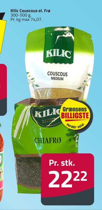 Fleggaard Kilic couscous el. frø tilbud