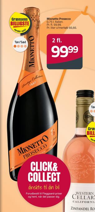 Fleggaard Mionetto prosecco tilbud