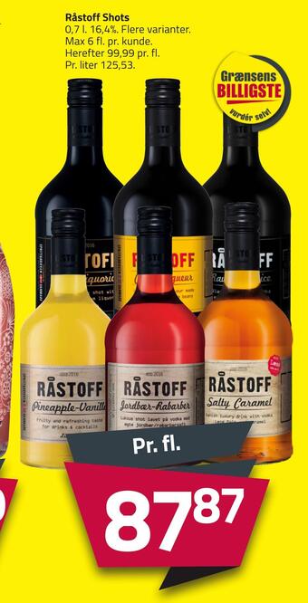 Fleggaard Råstoff shots tilbud