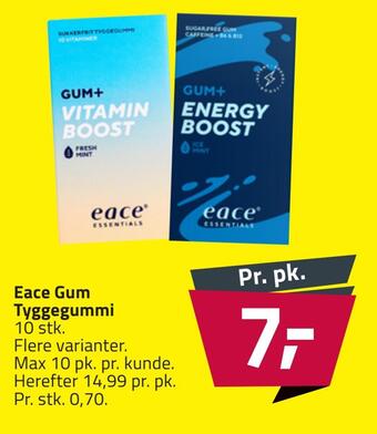 Fleggaard Eace gum tyggegummi tilbud