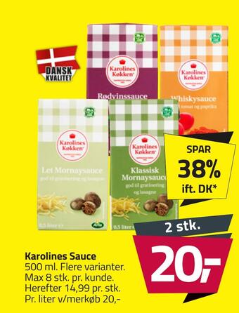 Fleggaard Karolines sauce tilbud