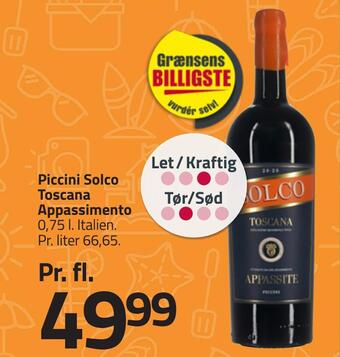 Fleggaard Piccini solco toscana appassimento tilbud