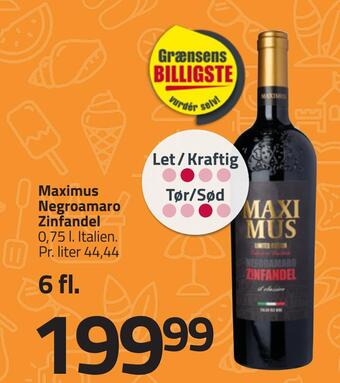 Maximus negroamaro zinfandel