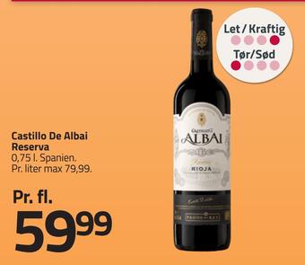 Fleggaard Castillo de albai reserva tilbud