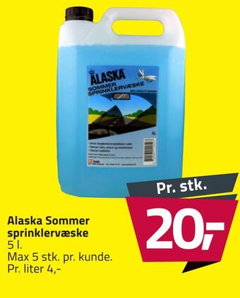 Alaska sommer sprinklervæske