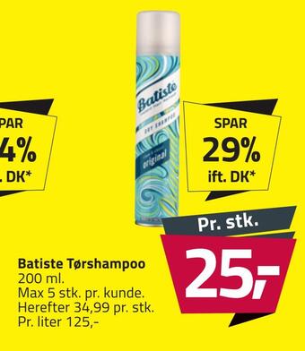 Fleggaard Batiste tørshampoo tilbud