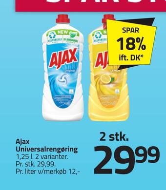 Fleggaard Ajax universalrengøring tilbud
