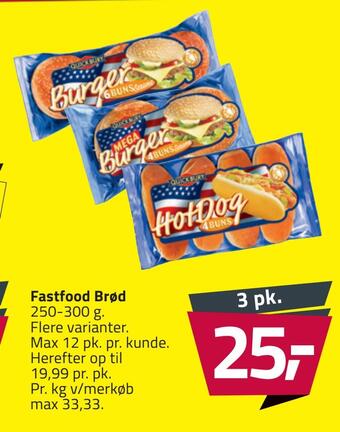 Fleggaard Fastfood brød tilbud