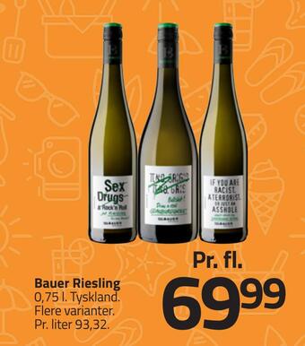 Fleggaard Bauer riesling tilbud