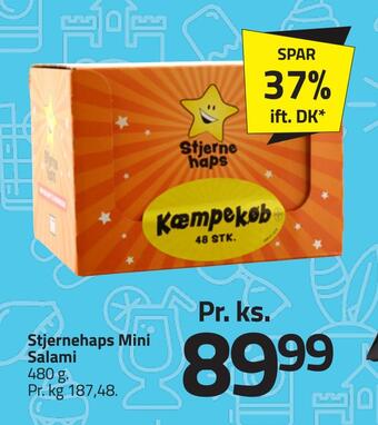 Fleggaard Stjernehaps mini salami tilbud