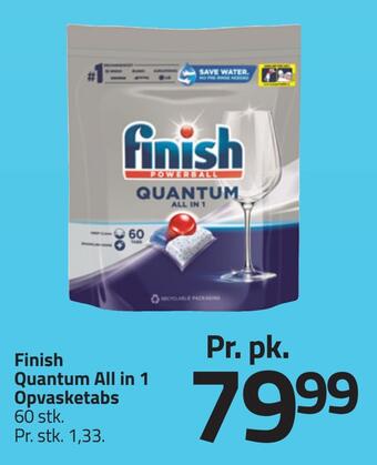 Fleggaard Finish quantum all in 1 opvasketabs tilbud