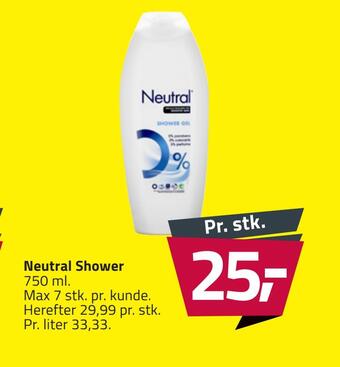 Fleggaard Neutral shower tilbud
