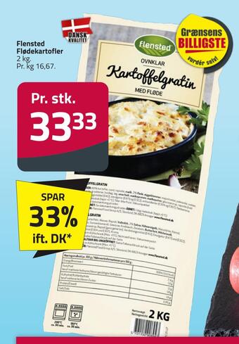 Fleggaard Flensted flødekartofler tilbud