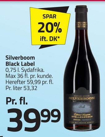 Fleggaard Silverboom black label tilbud