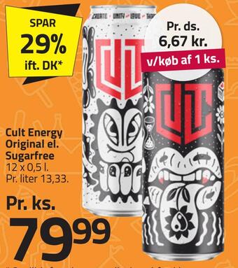 Cult energy original el. sugarfree