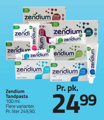 Fleggaard Zendium tandpasta tilbud