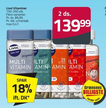 Fleggaard Livol vitaminer tilbud
