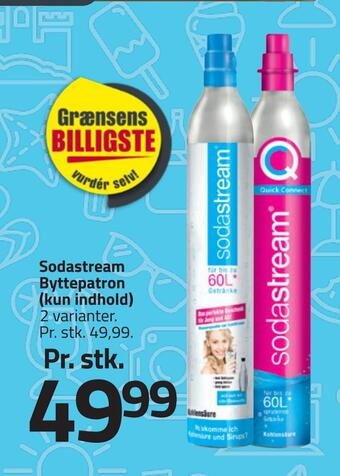 Fleggaard Sodastream byttepatron (kun indhold) tilbud