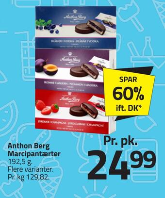 Fleggaard Anthon berg marcipantærter tilbud