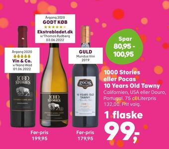 Kvickly 1000 stories eller pocas 10 years old tawny tilbud
