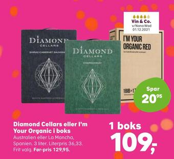 Diamond cellars eller i'm your organic i boks