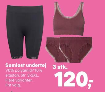 Kvickly Sømløst undertøj tilbud
