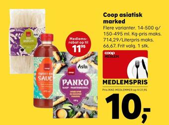 Kvickly Coop asiatisk marked tilbud