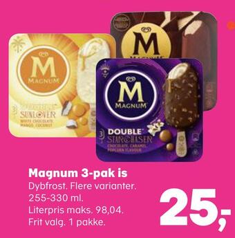 Kvickly Magnum 3-pak is tilbud
