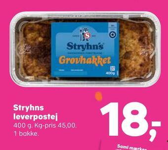 SuperBrugsen Stryhns leverpostej tilbud