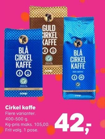 Kvickly Cirkel kaffe tilbud