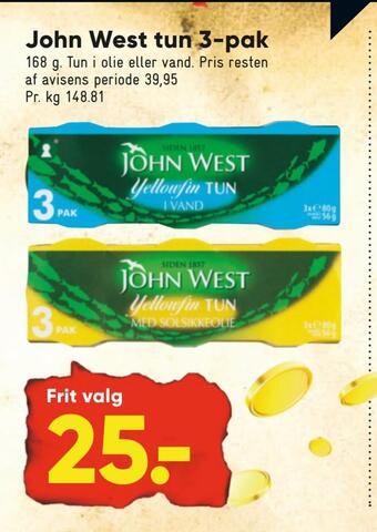 John west tun 3-pak