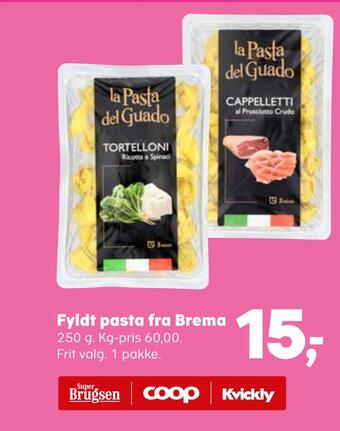SuperBrugsen Fyldt pasta fra brema tilbud