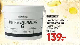 Bilka Handymand loft og vægmaling tilbud