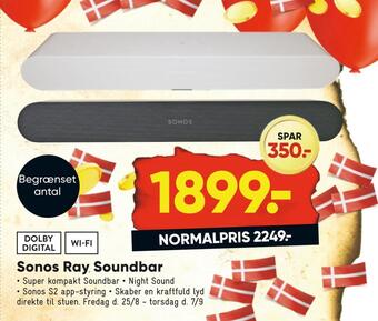 Bilka Sonos ray soundbar tilbud