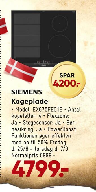 Bilka Kogeplade tilbud