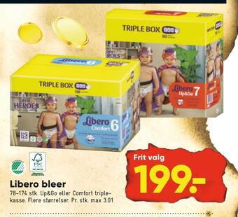 Bilka Libero bleer tilbud