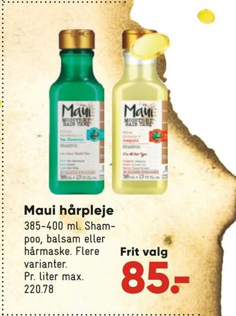 Bilka Maui hårpleje tilbud