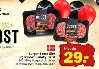 Burger boost eller burger boost smoky twist
