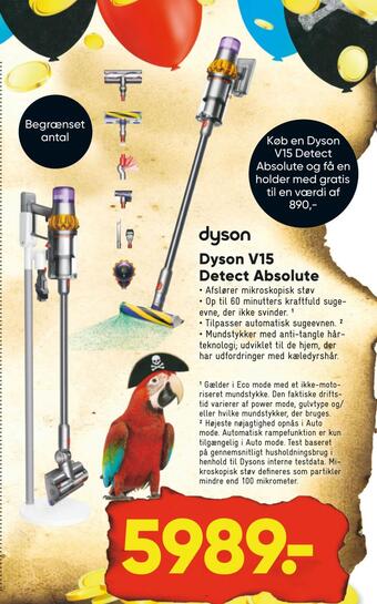 Bilka Dyson v15 detect absolute tilbud