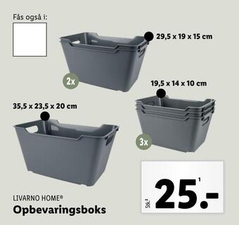 Lidl Opbevaringsboks tilbud