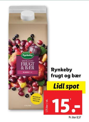 Rynkeby frugt og bær